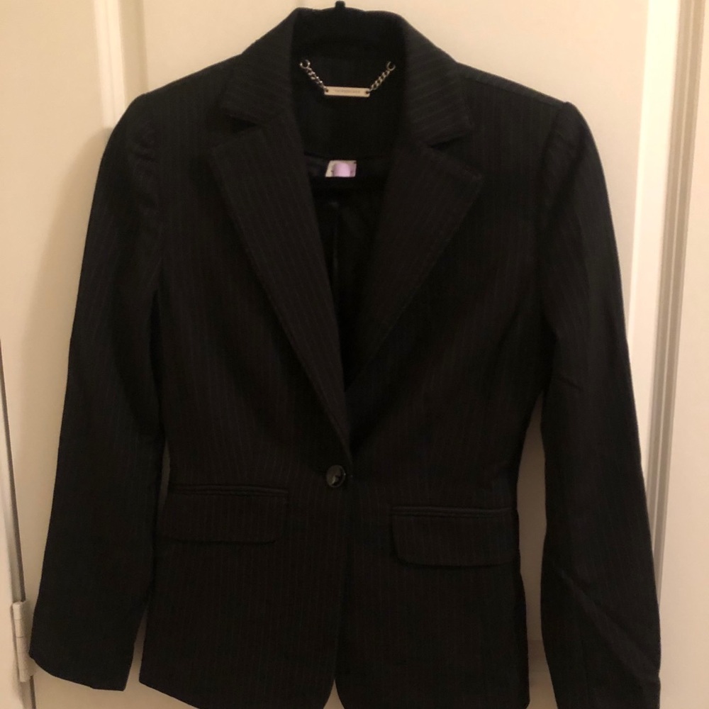 Pinstripe Suit - White House Black Market
